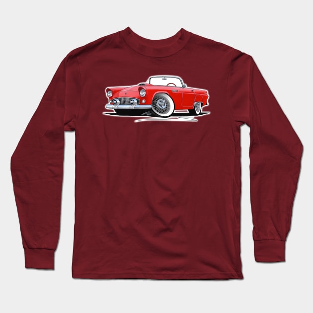 Ford Thunderbird Red Long Sleeve T-Shirt by y30man5